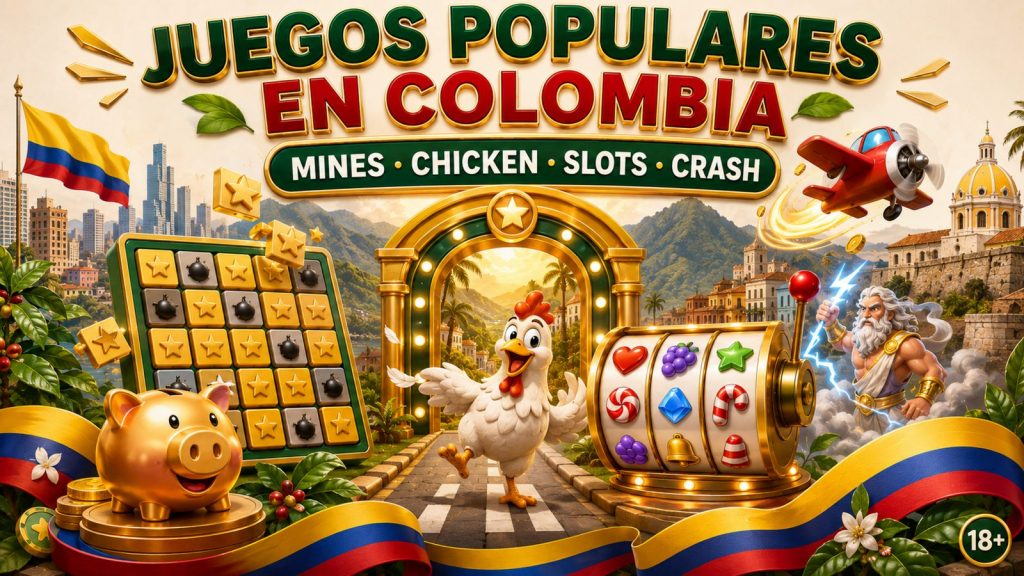 Juegos de casino populares en Colombia: slots, crash y en vivo