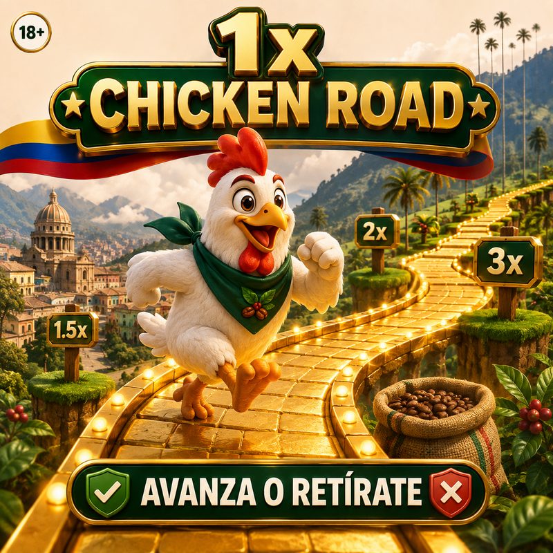 1x Chicken Road juego rápido de casino online
