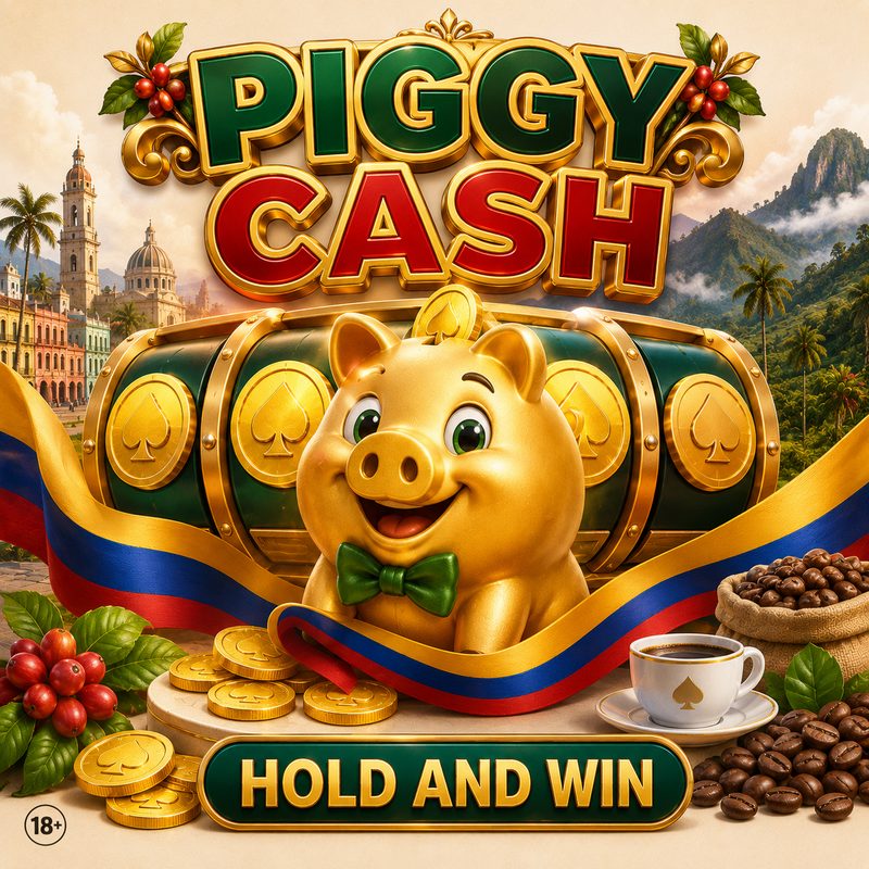 Piggy Cash Hold and Win tragamonedas con alcancía y monedas