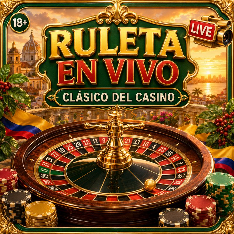 Ruleta en vivo online para jugadores de Colombia