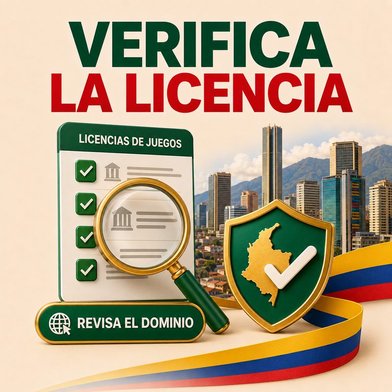 Verificar licencia y dominio de apuestas en Colombia
