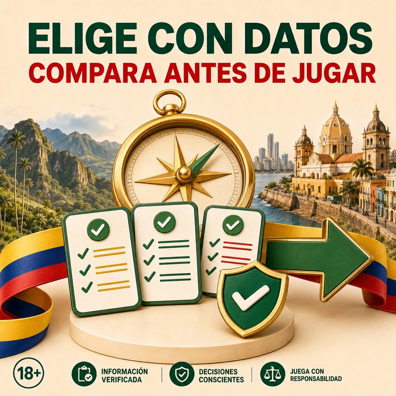 Comparar información antes de jugar en Colombia